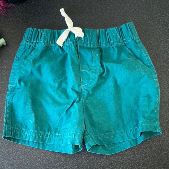 Carter's Teal Shorts with White Tie - Picture 1 of 2